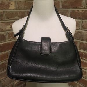Rare Vintage Coach Black Hampton Bag